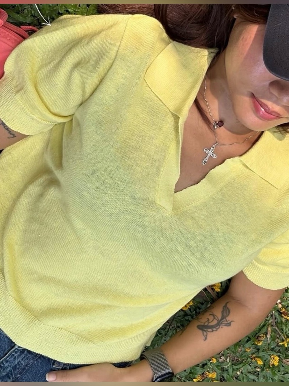 Aritzia Wilfred Free Polo Shirt